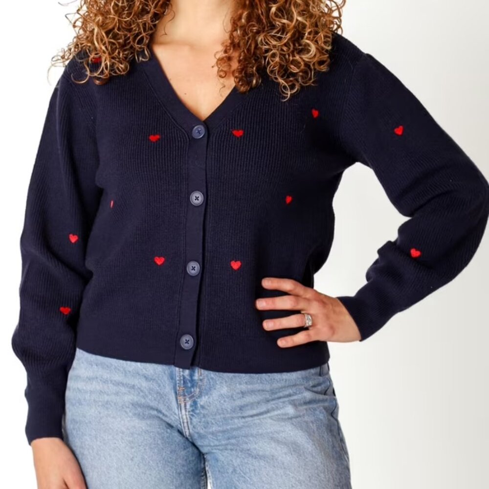 Devoted Button-Up V-Neck Cardigan